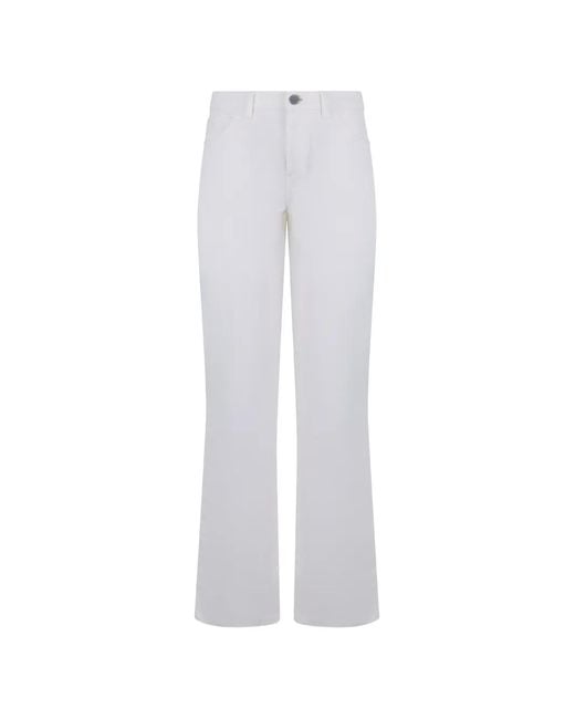 Alberta Ferretti Flared Broek in het White