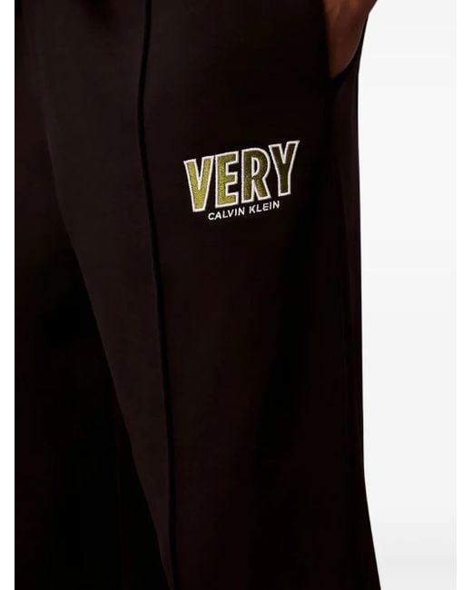 Calvin Klein Black Pantalon De Jogging À Logo for men