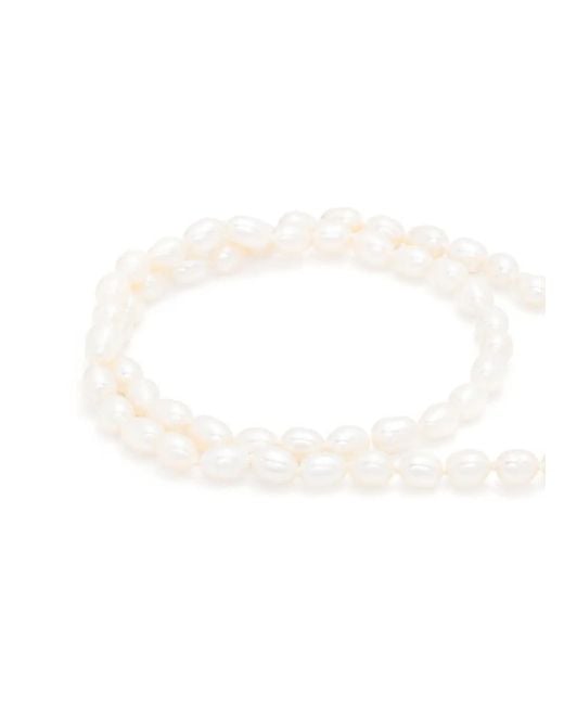 Adina Reyter White 14Kt Chunky Seed Pearl Necklace
