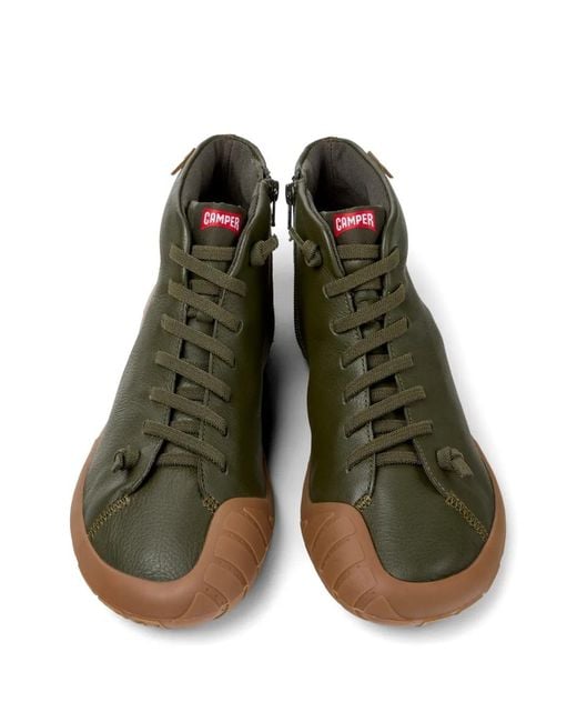 Camper Green Peu Path+ Ankle Boots for men