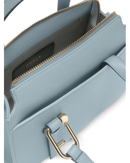 Furla White Nuvola S Tote Bag