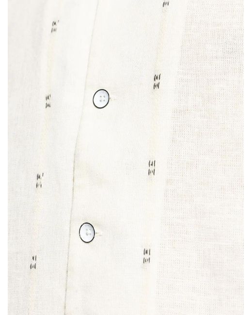 Rag & Bone White Patterned Shirt for men