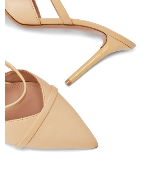 Malone Souliers Natural Frankie 85mm Leather Mules