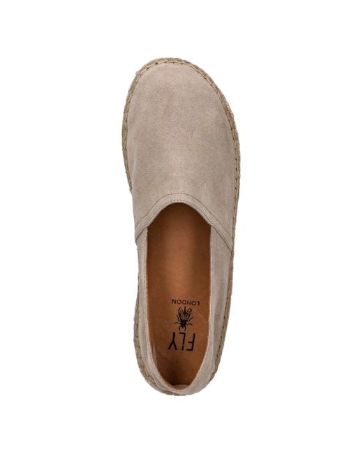 Fly London Multicolor Suede Braided Espadrilles