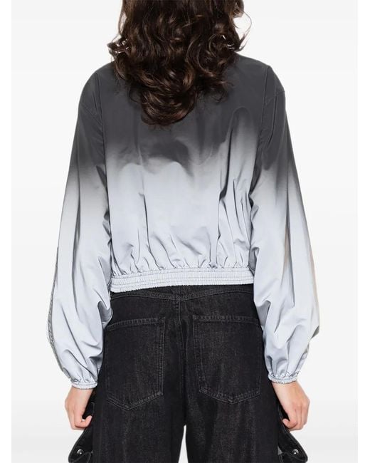 Alexander Wang Black Ombre Zip Jacket