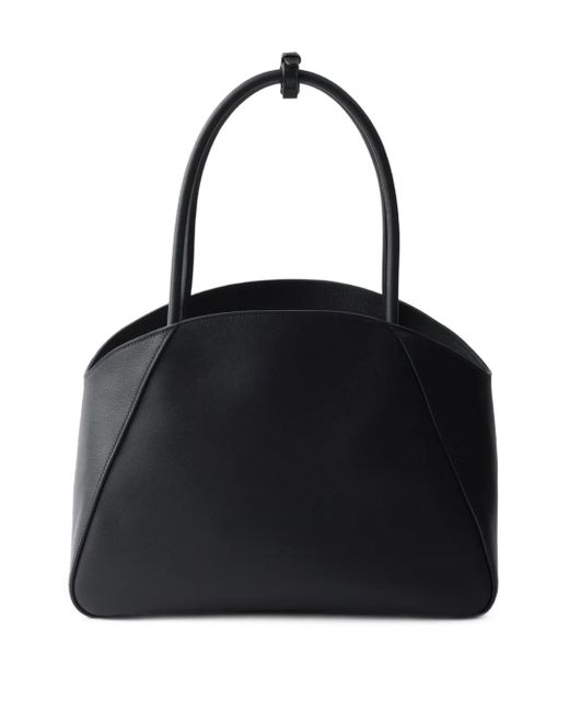 Prada Black Large Leather Tote Bag