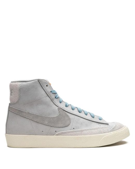 Nike White Blazer Mid '77 Prm Fog" Sneakers for men