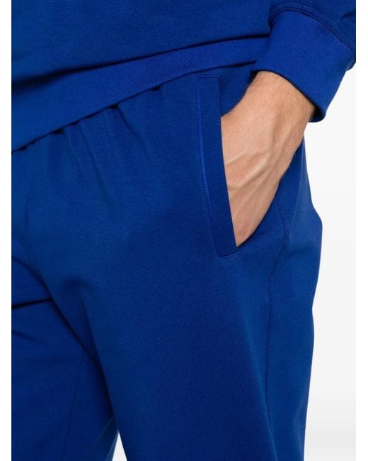 Stefano Ricci Blue Drawstring-Waist Track Pants for men