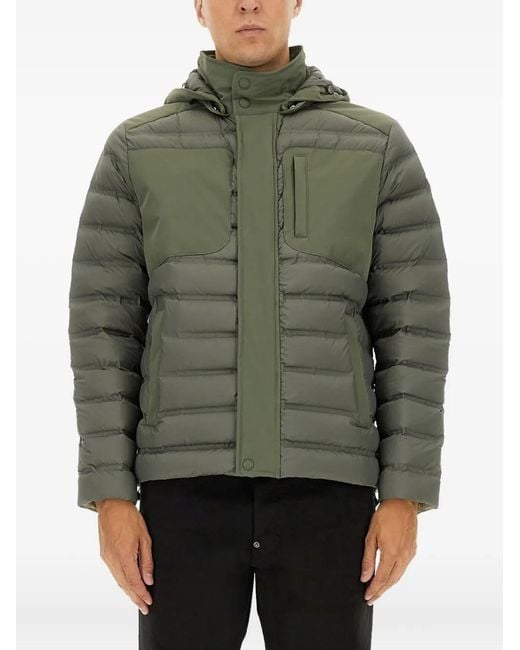 Plumífero Con Capucha Colmar de hombre de color Green