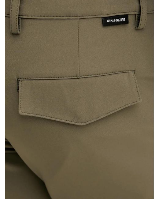 Colmar Green Flap-Pocket Trousers for men