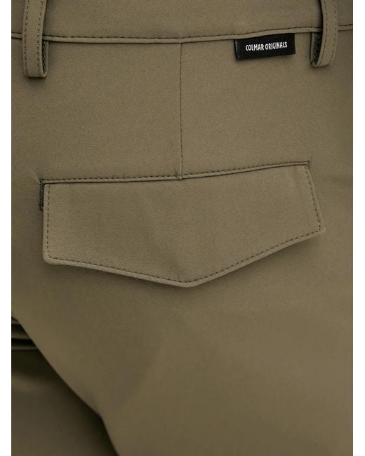 Colmar Green Flap-Pocket Trousers for men