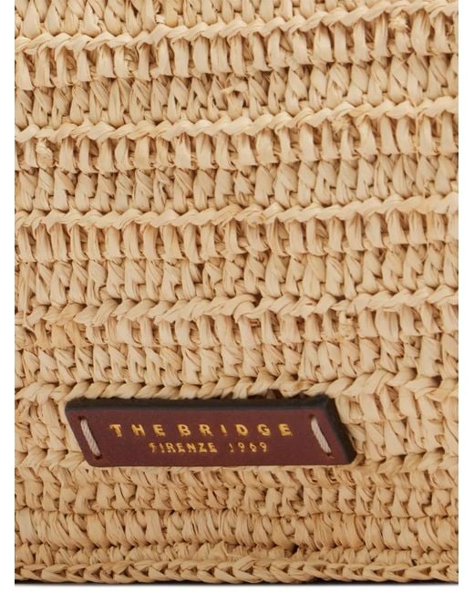 The Bridge Natural Luna Fringed Tote Bag