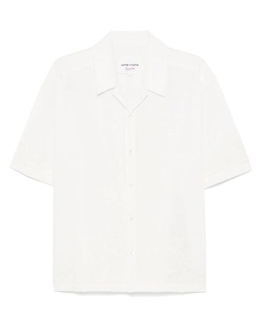 Antik Batik Adonis Hemd in White für Herren
