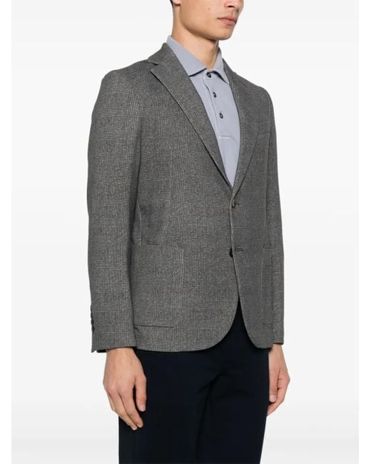 Circolo 1901 Gray Checked Blazer for men