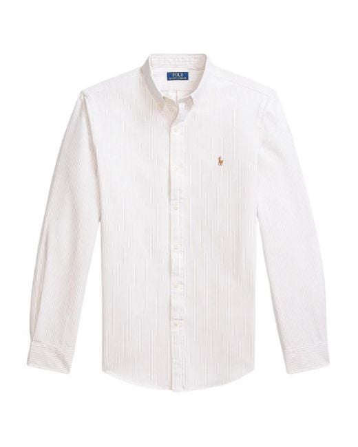 Camisa a rayas Polo Ralph Lauren de hombre de color White