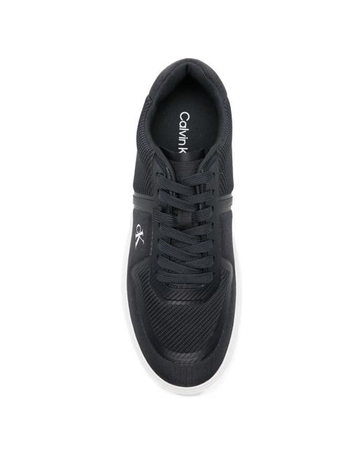 Calvin Klein White Logo-Detail Sneakers for men