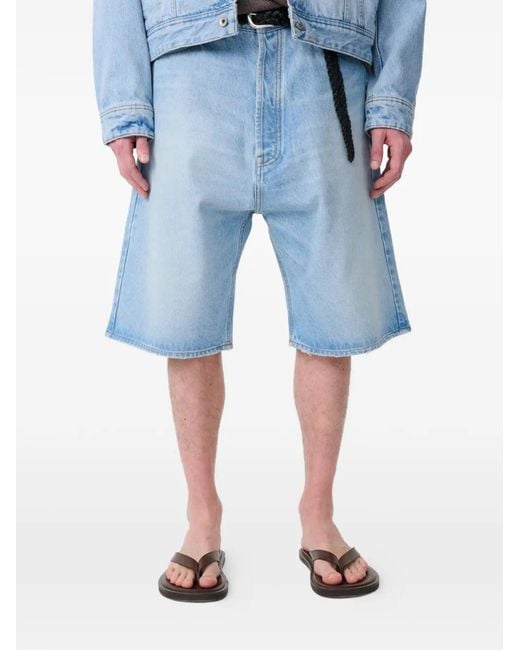 Studio Nicholson Marylebone Shorts in het Blue voor heren