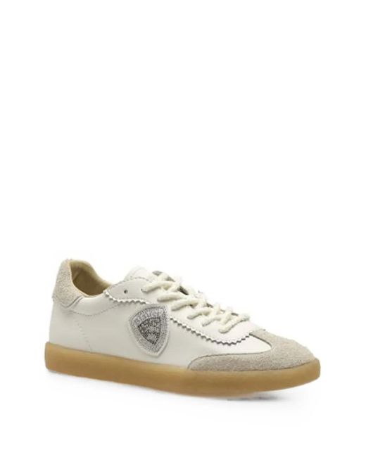 Blauer White Aurora Low-Top Sneakers