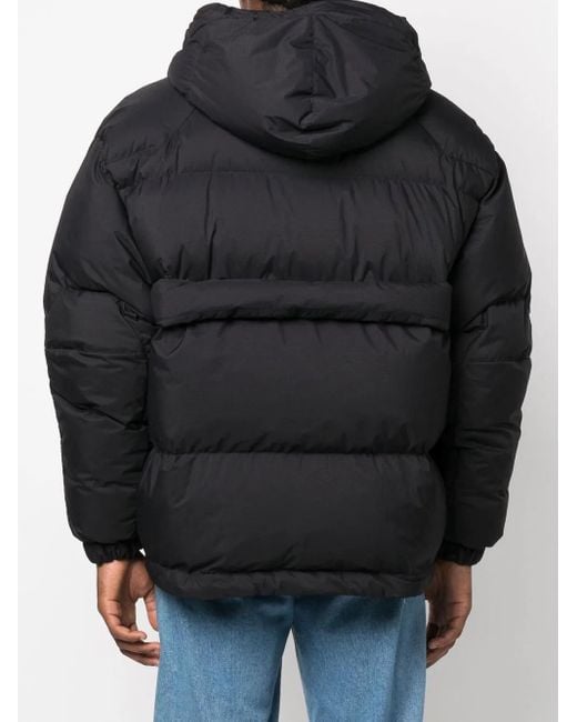 K-Way Black Zip-Up Padded Coat
