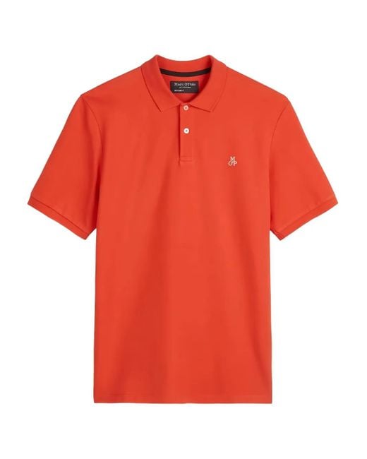 Marc O' Polo Logo-Embroidered Polo Shirt for men