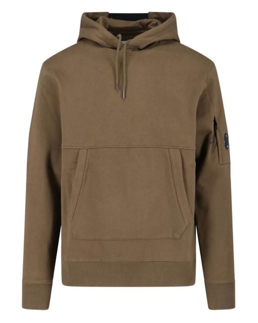 C P Company Hoodie Mit Logo-Print in Green für Herren