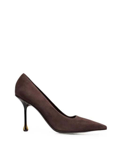 Jimmy Choo Brown Ixia Pointed-Toe Pumps