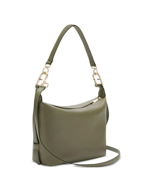 Furla Green Small Tonie Shoulder Bag
