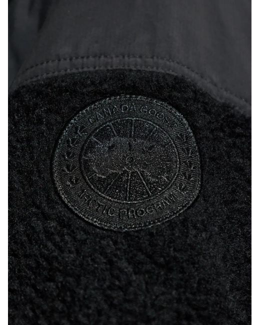 Canada Goose Blue Wool Blend Reversible Bomber Jacket for men