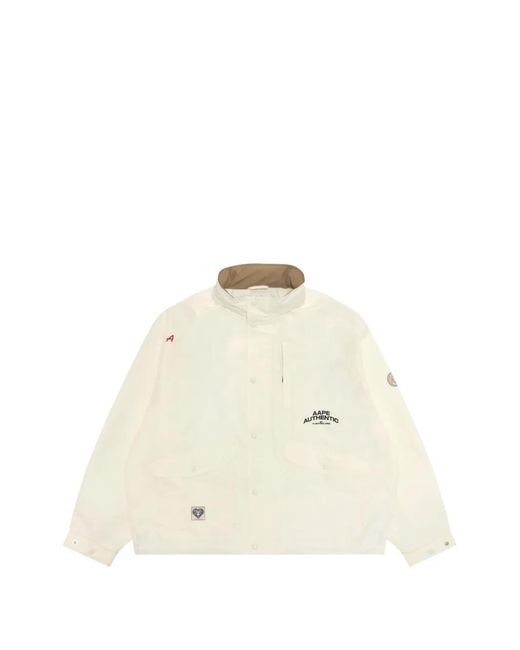 Aape By A Bathing Ape Natural Hooded Jacket for men