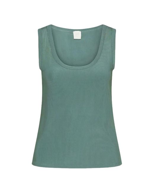 Marella Green Mlmorata Ribbed Top