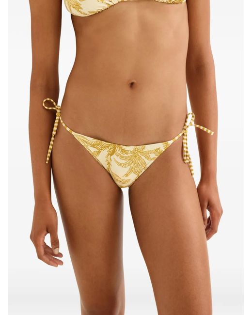 Eres Metallic Printed Bikini Bottom