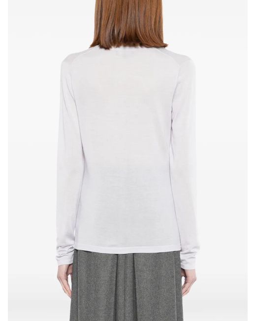 N.Peal Cashmere White Mia Cardigan