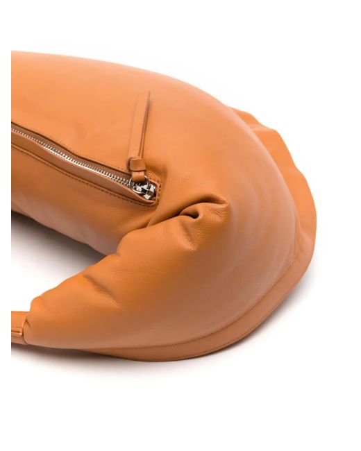 Borsa Tote Tortelino di FEDERICO CINA in Orange