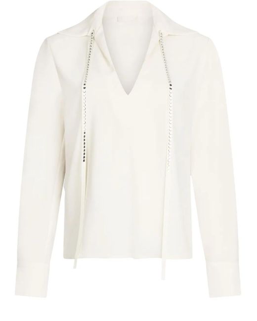 Liu Jo Blouse Met Edelsteen in het White