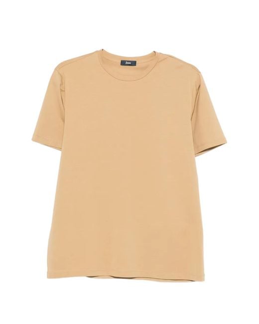 Herno Natural Relaxed Fit Crewneck T-Shirt for men