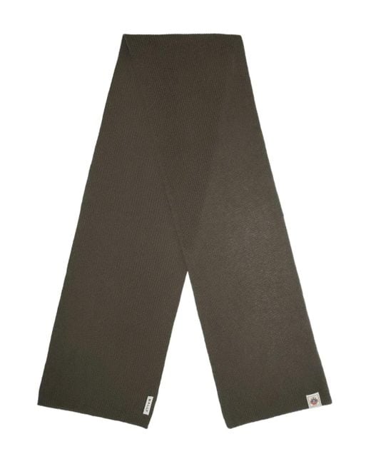 Bally Gray Wool Scarf for men