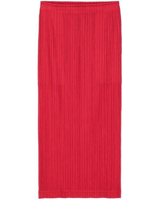 Pleats Please Issey Miyake Thicker Bottoms 1 スカート Red