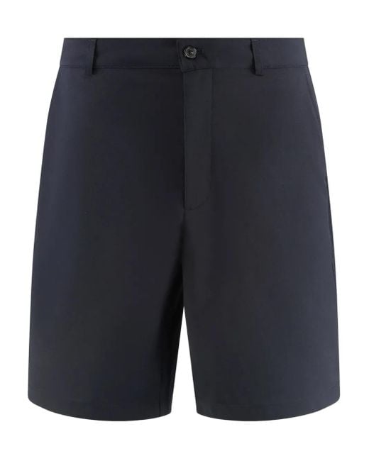 Department 5 Blue Cotton Shorts for men