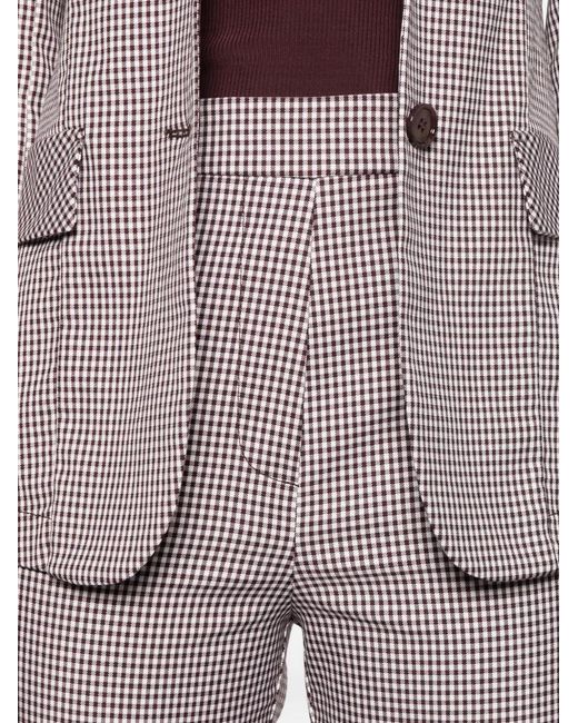 Carla G Gray Checked Trousers