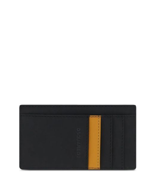 DSquared² Red Logo-Detailed Cardholder for men