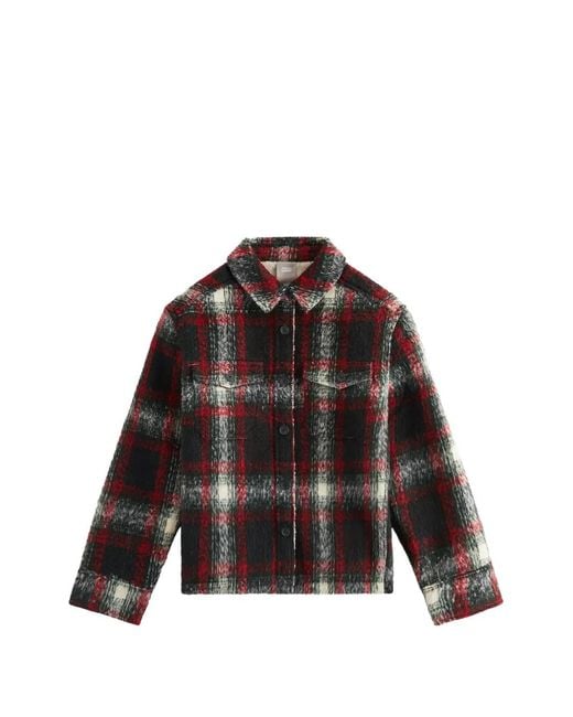 Kith Brown Plaid-Pattern Oversized Jacket