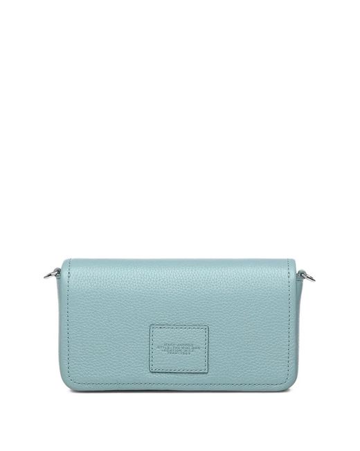 Marc Jacobs Blue Mini Sac À Logo Embossé