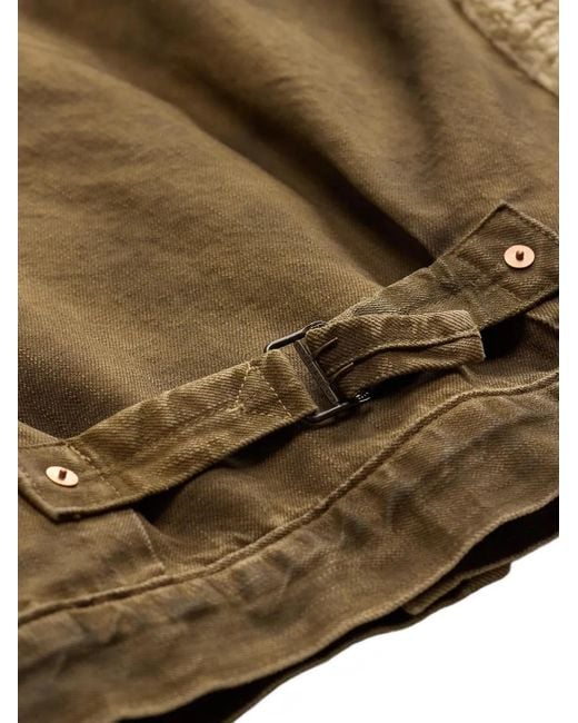 RRL Metallic Shearling Cotton Jacket for men
