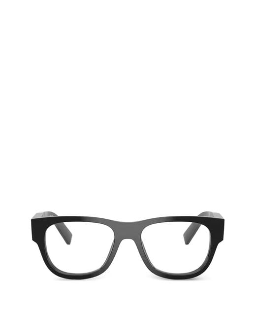 Prada Black D-Frame Glasses