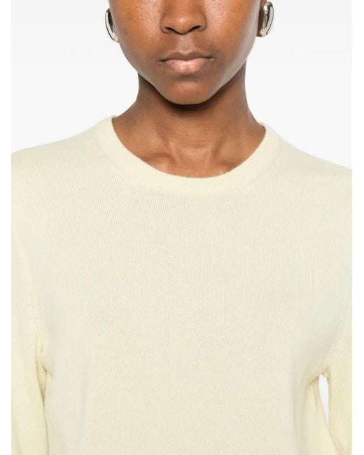 Pull À Col Rond Bompard en coloris Natural