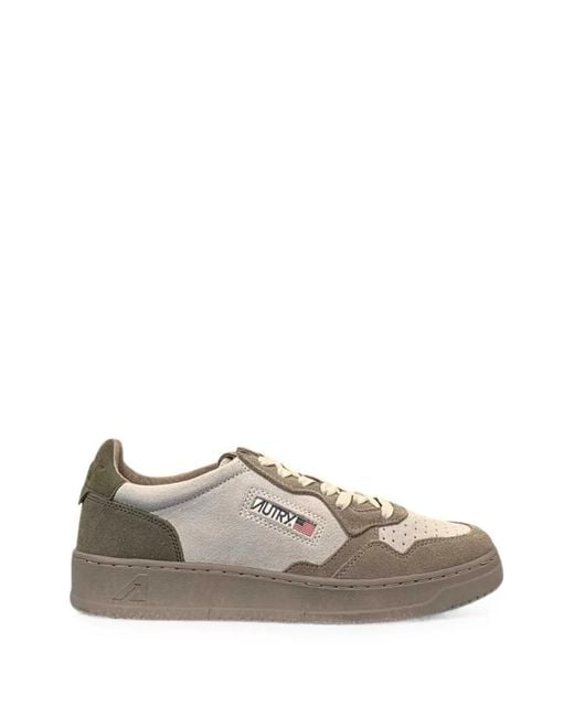 Autry Gray Suede Sneaker With Rubber Sole for men