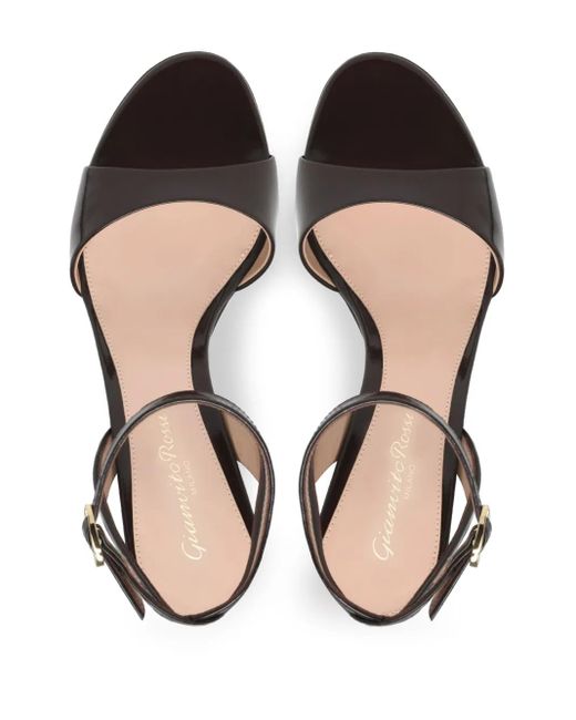 Gianvito Rossi Black Nancy Sandals