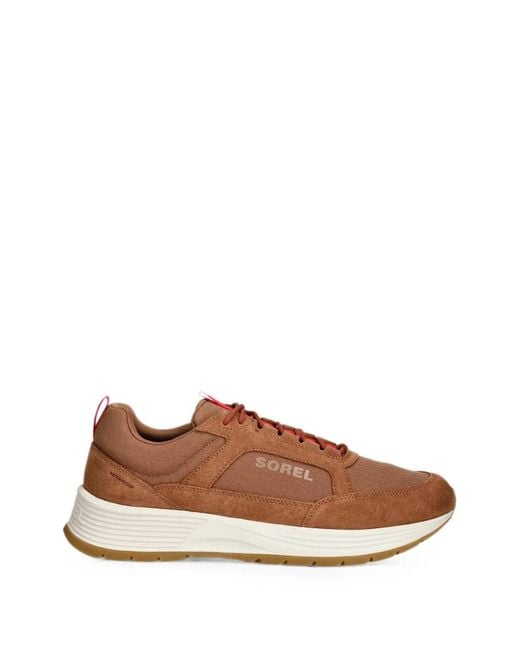 Sorel Brown Waterproof Panelled Sneakers for men