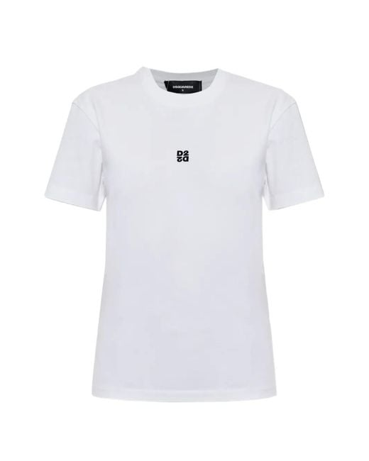 DSquared² White Just Right Fit T-Shirt Twin-Pack