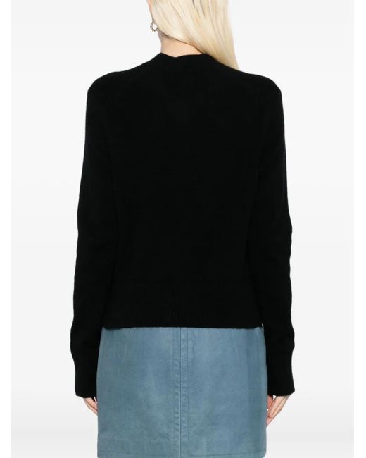 Maison Kitsuné Vest Met Geborduurd Logo in het Black